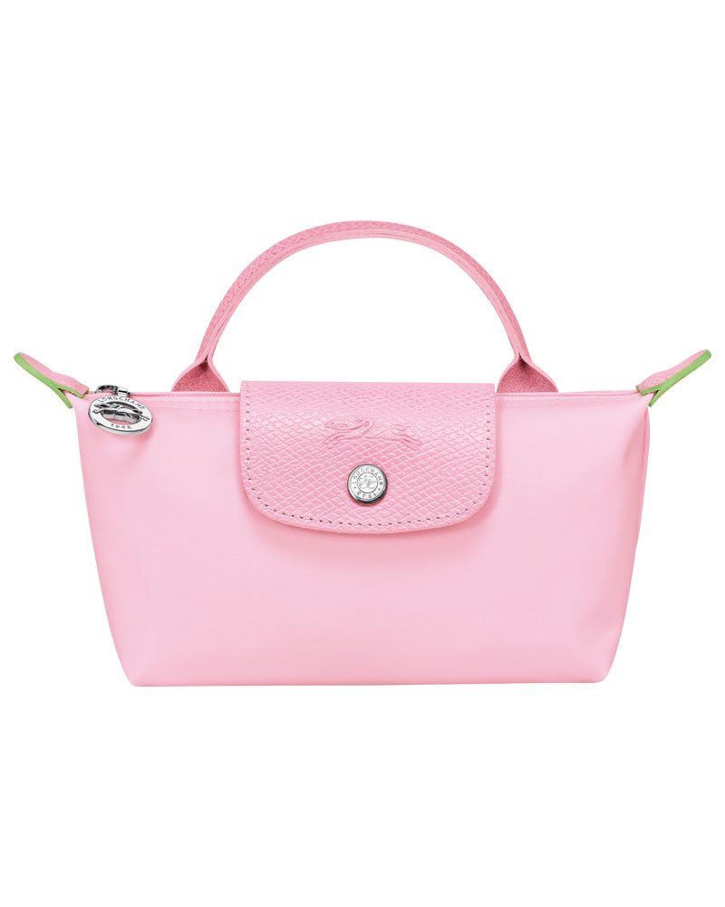 LONGCHAMP Le Pliage Green Pouch with handle (Mini)