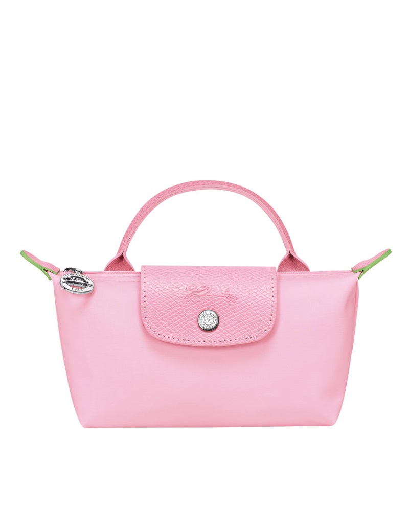 LONGCHAMP Le Pliage Green Pouch with handle (Mini)